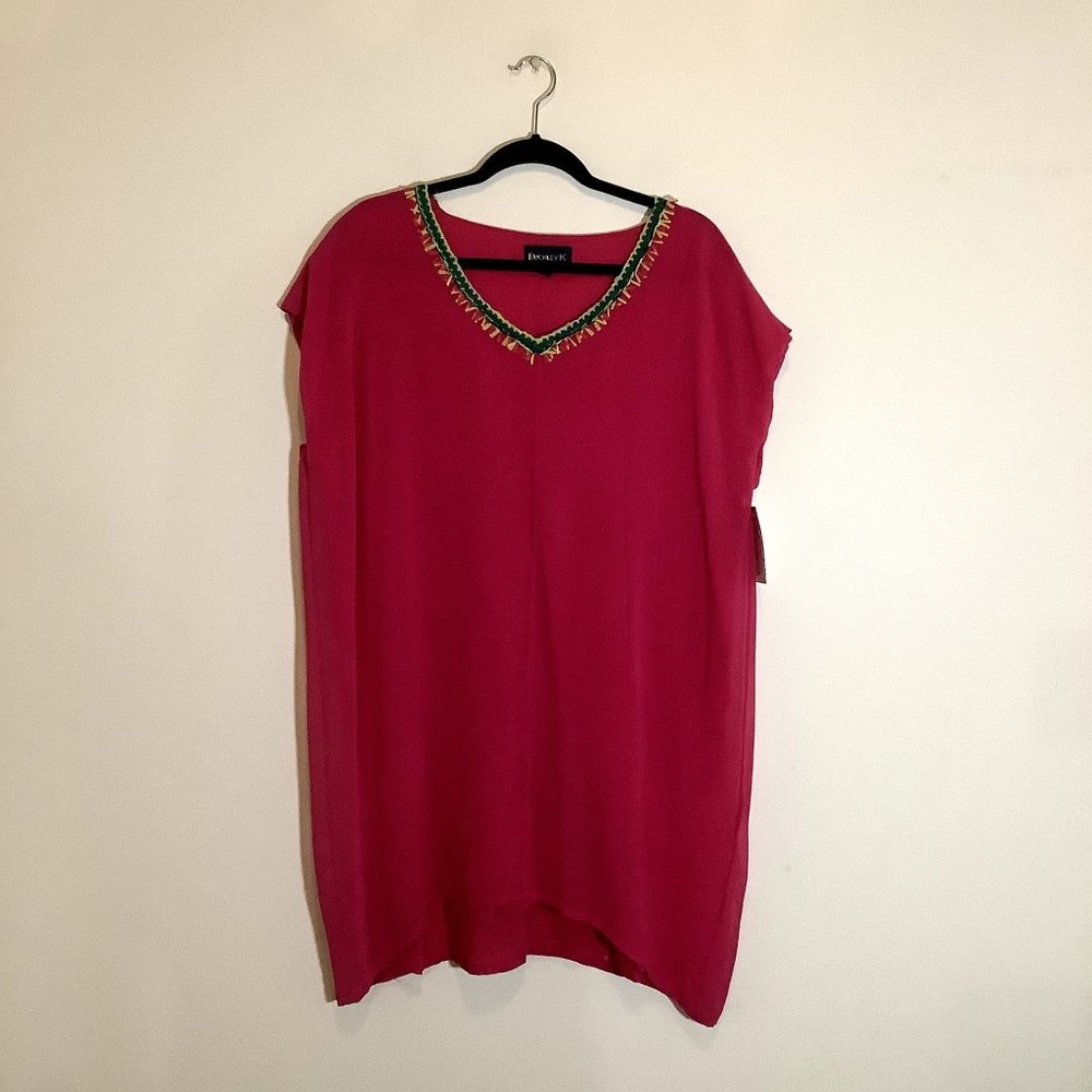 Buckley Pink Dress Size L 100% Silk